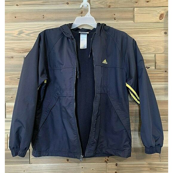 ADIDAS Zip Up Hooded Rain All Weather Lined Jacket Women's Size Large - Picture 2 of 8